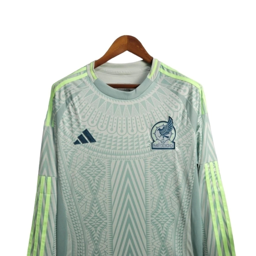 Camisa Seleção do México II 24/25 manga longa - Torcedor Adidas Masculina - Verde