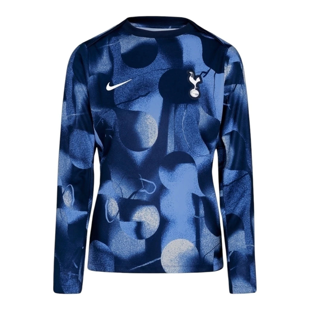 Camisa Tottenham Pré-jogo 24/25 manga longa - Torcedor Nike Masculina - Azul