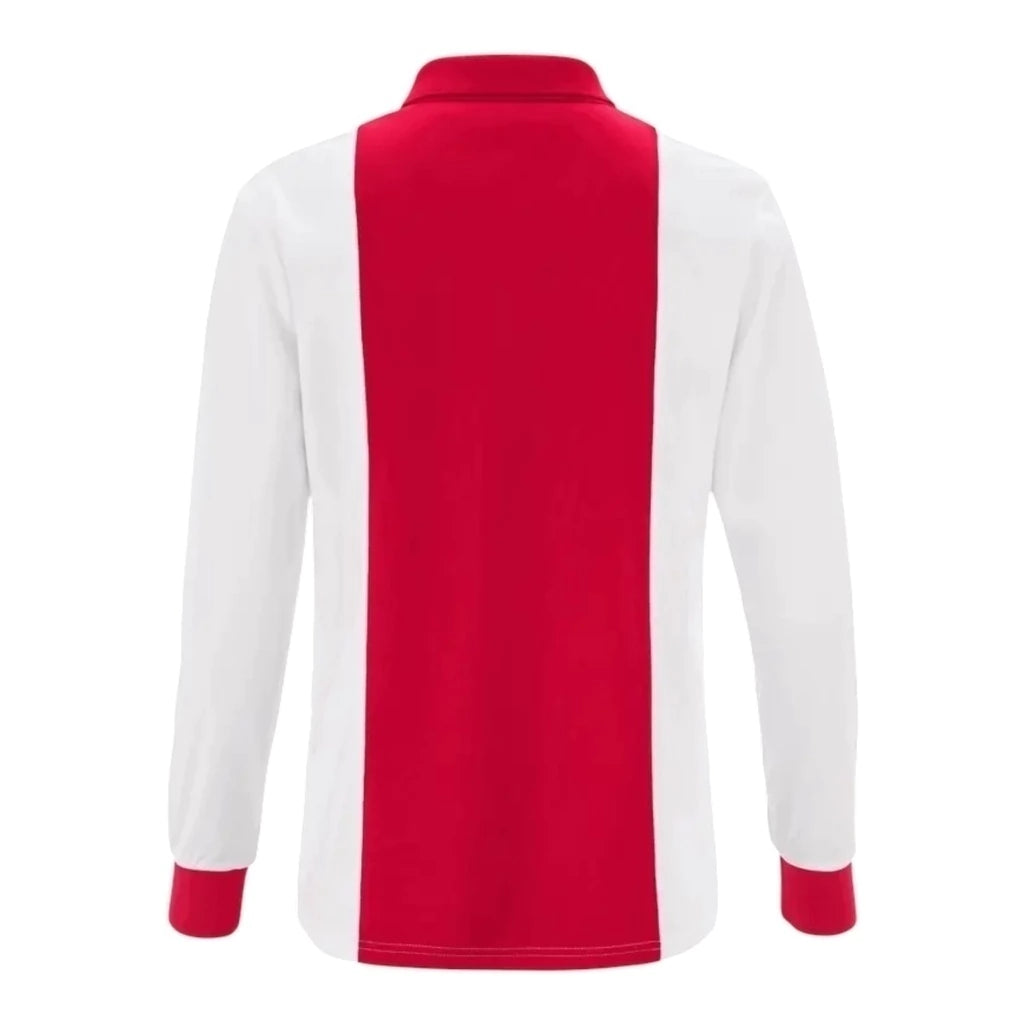 Camisa Ajax Edição Aniversário 125 anos 25/26 manga longa - Torcedor Adidas Masculina - Branca e vermelha