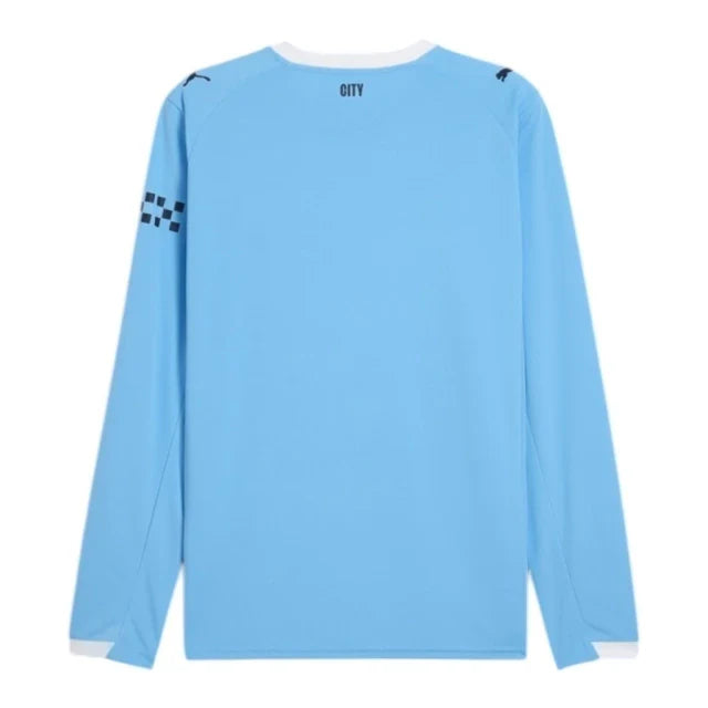 Camisa Manchester City I 25/26 manga longa - Torcedor Puma Masculina - Azul
