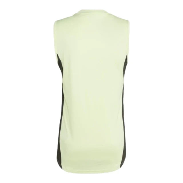 Camisa Regata Real Madrid Treino 25/26 - Torcedor Adidas Masculina - Amarela com detalhes em preto