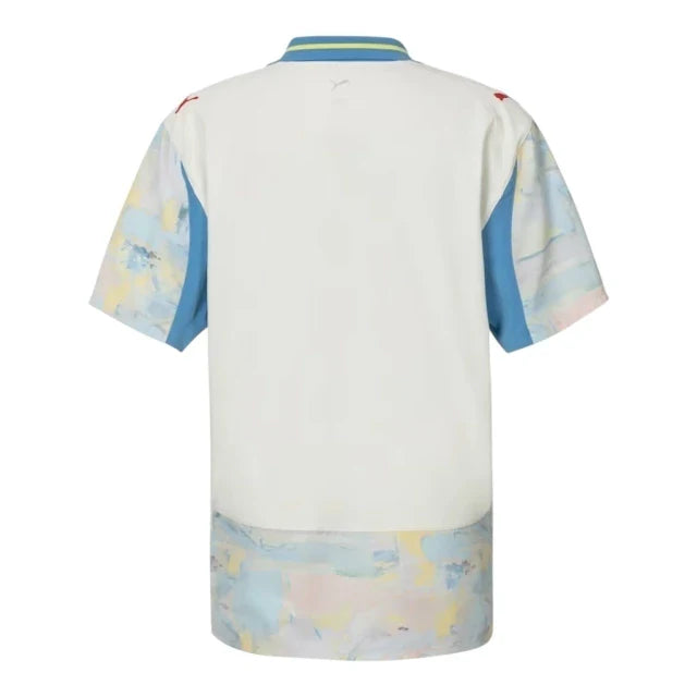 Camisa Red Bull Salzburg Edição especial Mundial de Clubes I 25/26 - Torcedor Puma Masculina - Branca e azul