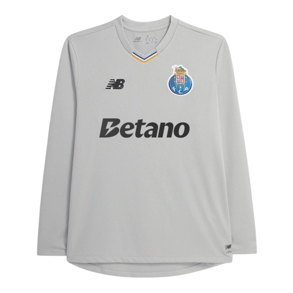 Camisa Porto Edição especial Mundial de Clubes II 25/26 manga longa - Torcedor New Balance Masculina - Cinza