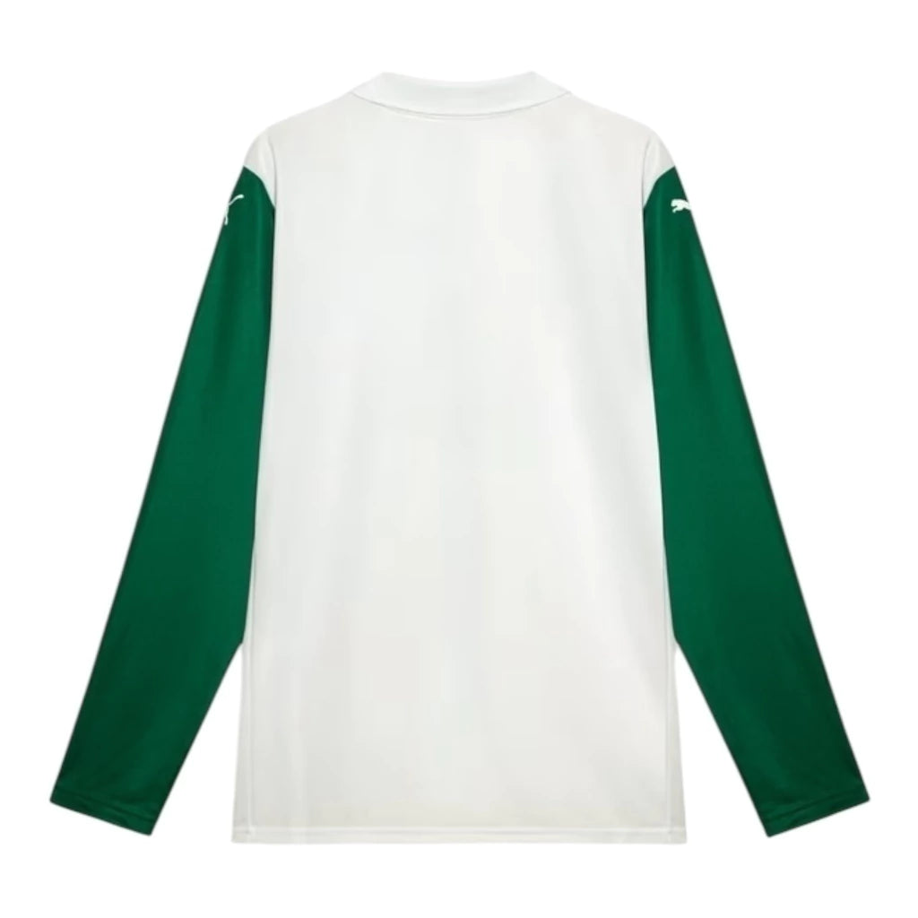 Camisa Palmeiras II 25/26 manga longa - Torcedor Puma Masculina - Branca e verde