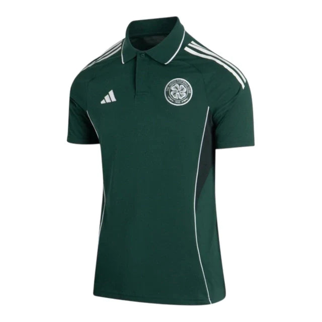 Camisa Polo Celtic Treino 25/26 - Torcedor Adidas Masculina - Verde