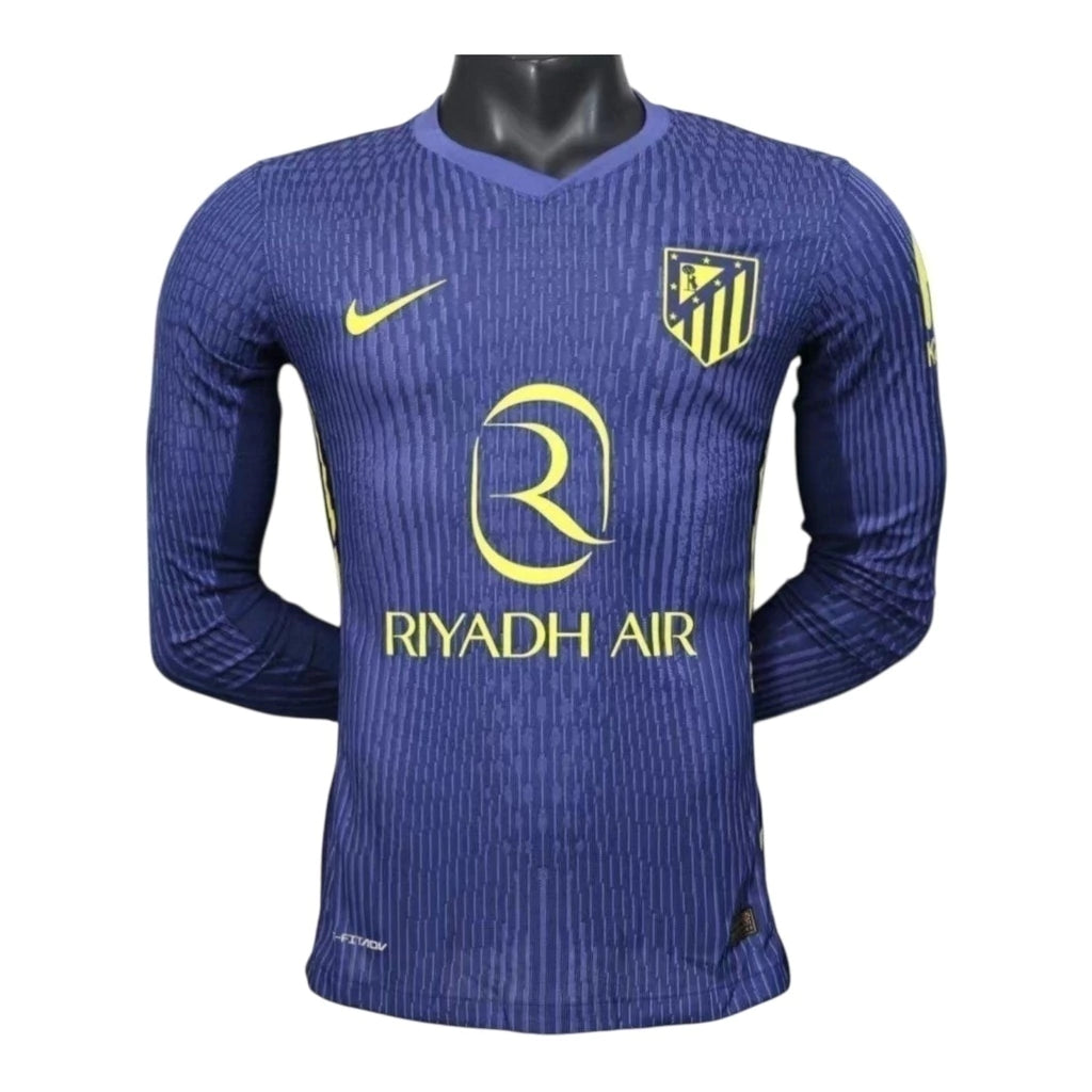 Camisa Atlético de Madrid II 25/26 manga longa - Jogador Nike Masculina - Azul