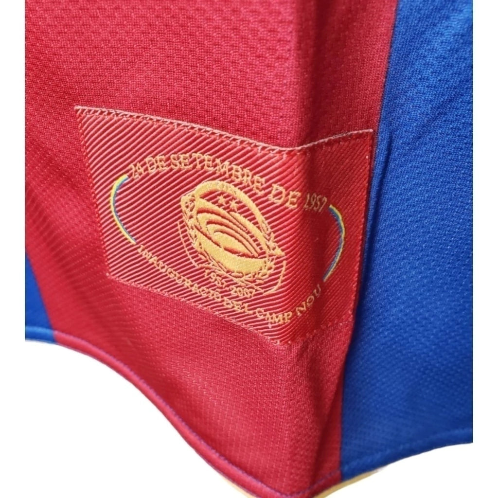 Camisa Retrô Barcelona I 07/08 manga longa - Masculina Nike - Vermelha e azul