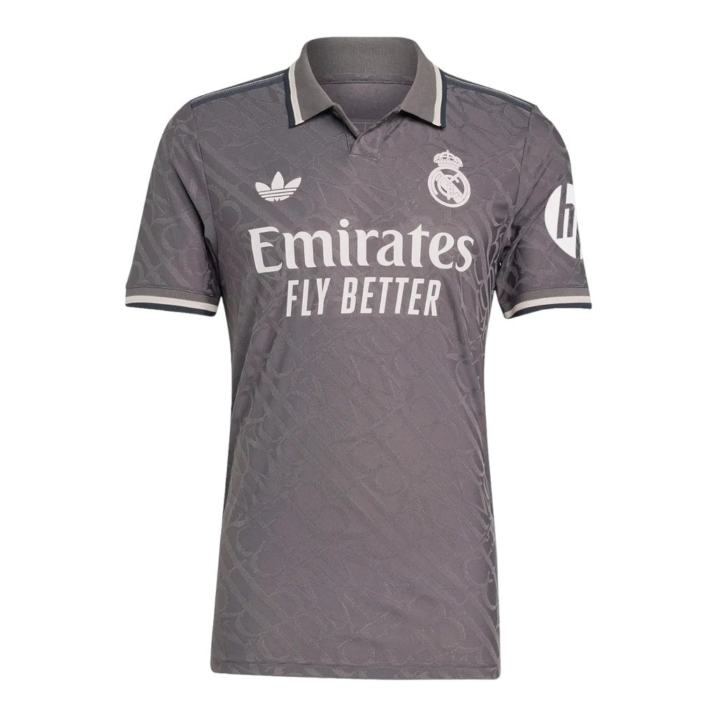 Camisa Real Madrid III 24/25 - Torcedor Adidas Masculina - Cinza - (Pronta entrega)