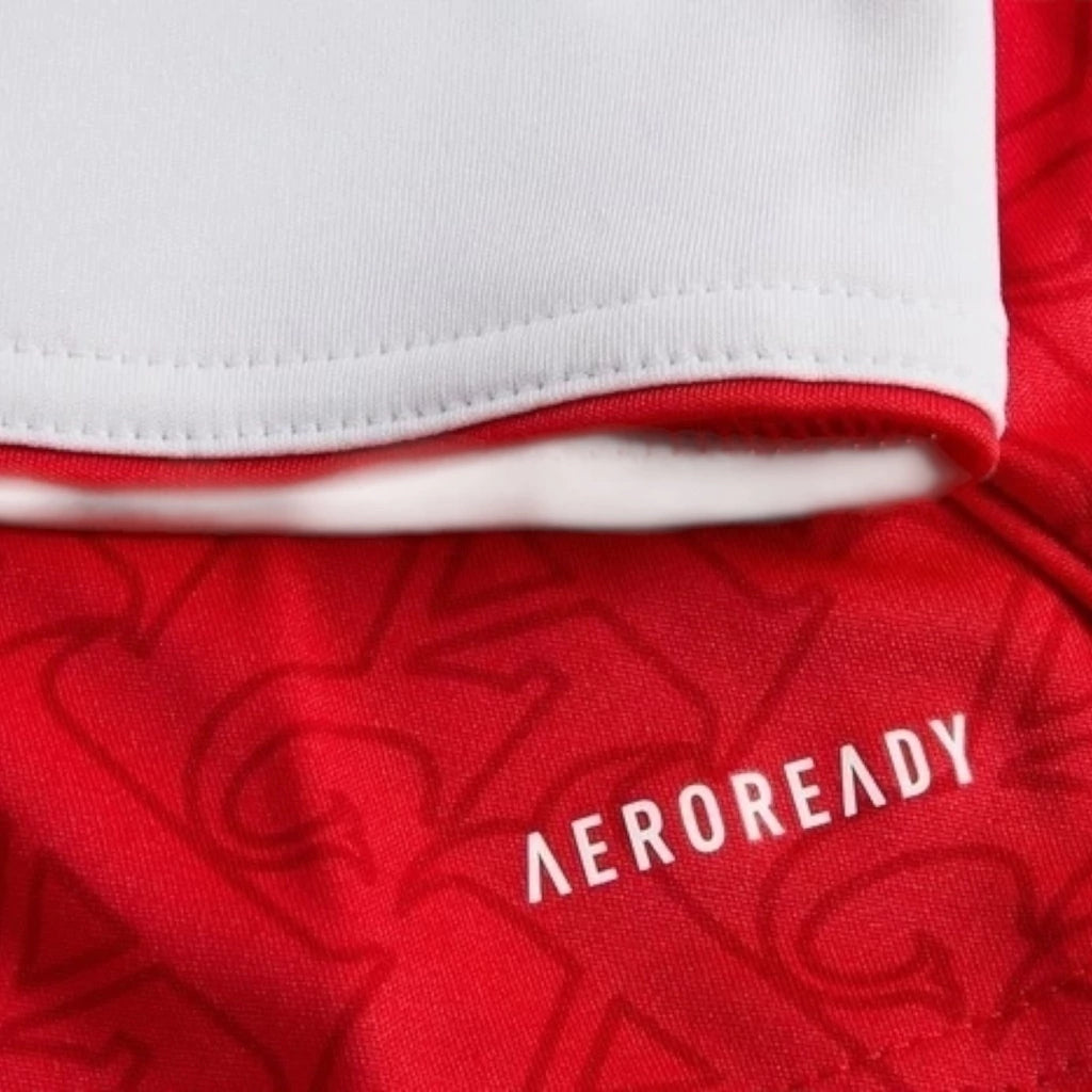 Camisa Arsenal I 25/26 manga longa - Torcedor Adidas Masculina - Vermelha e branca