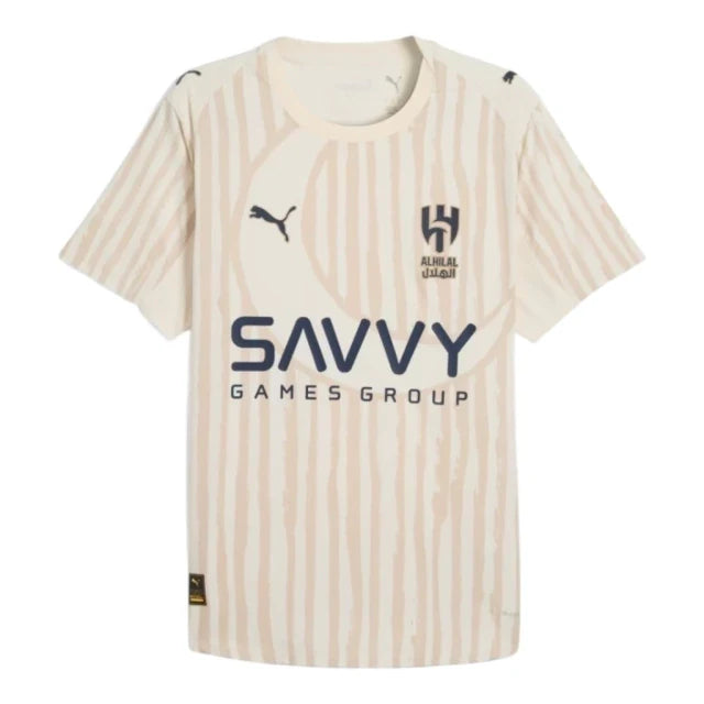 Camisa Al-Hilal Edição especial Mundial de Clubes Goleiro 25/26 - Torcedor Puma Masculina - Bege