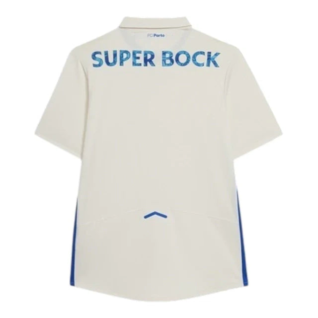 Camisa Porto III 25/26 - Torcedor New Balance Masculina - Branca com detalhes em azul