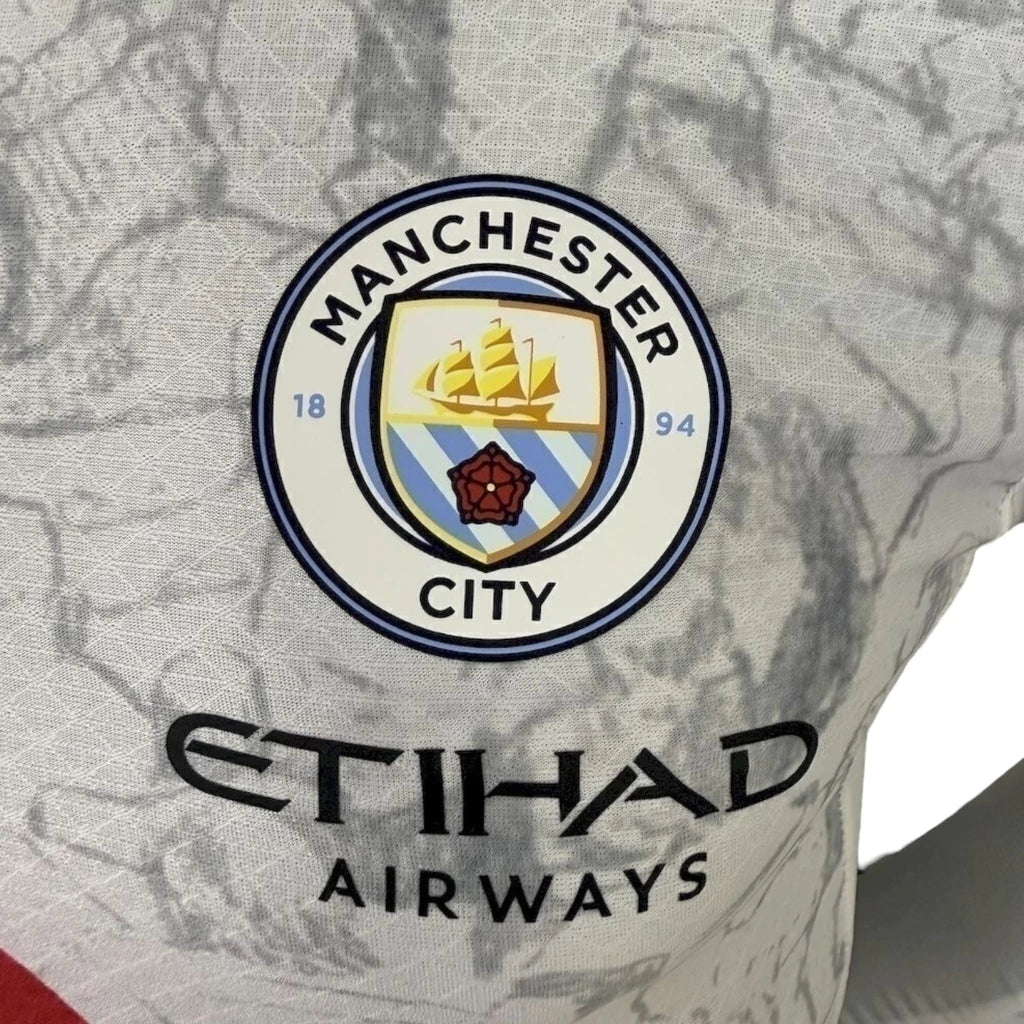 Camisa Manchester City Edição especial Mundial de Clubes I 25/26 manga longa - Jogador Puma Masculina - Branca - (cópia)