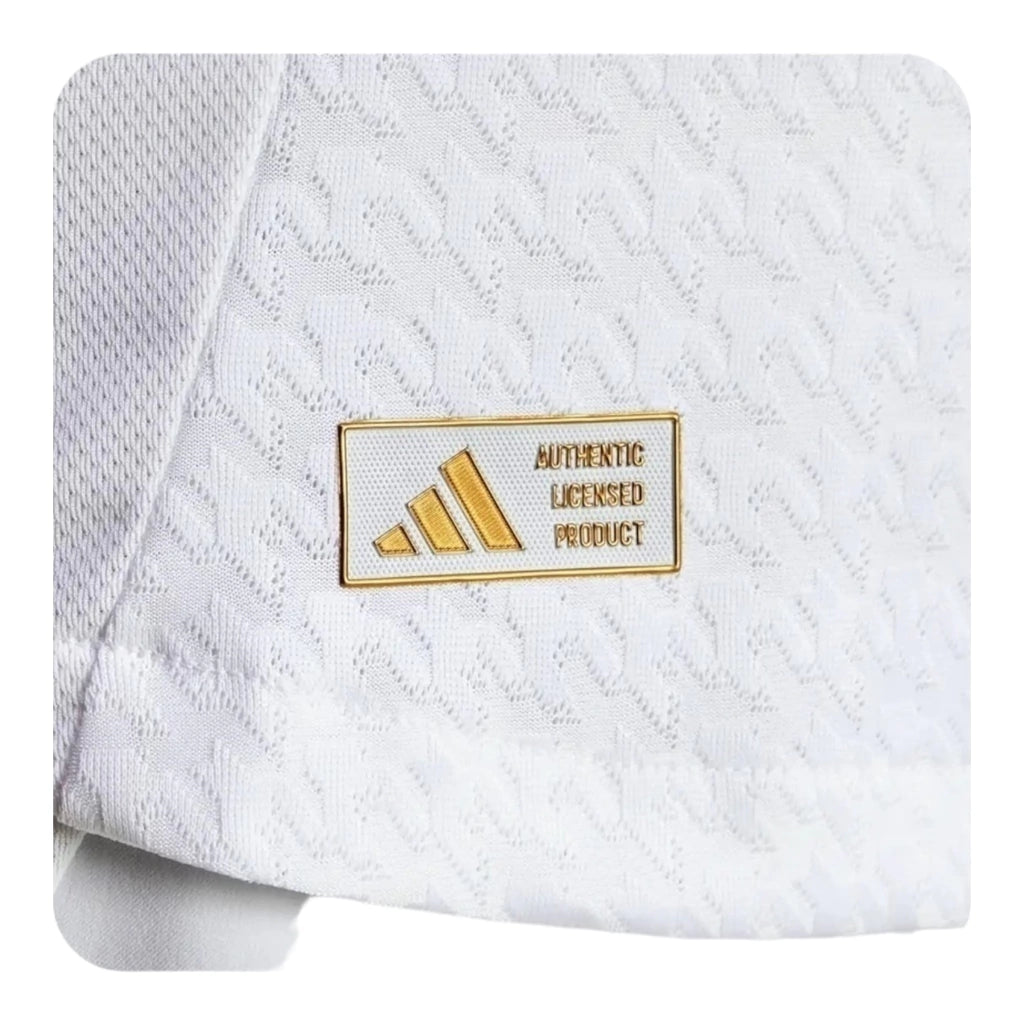 Camisa Real Madrid I 24/25 manga longa - Torcedor Adidas Masculina - Branca