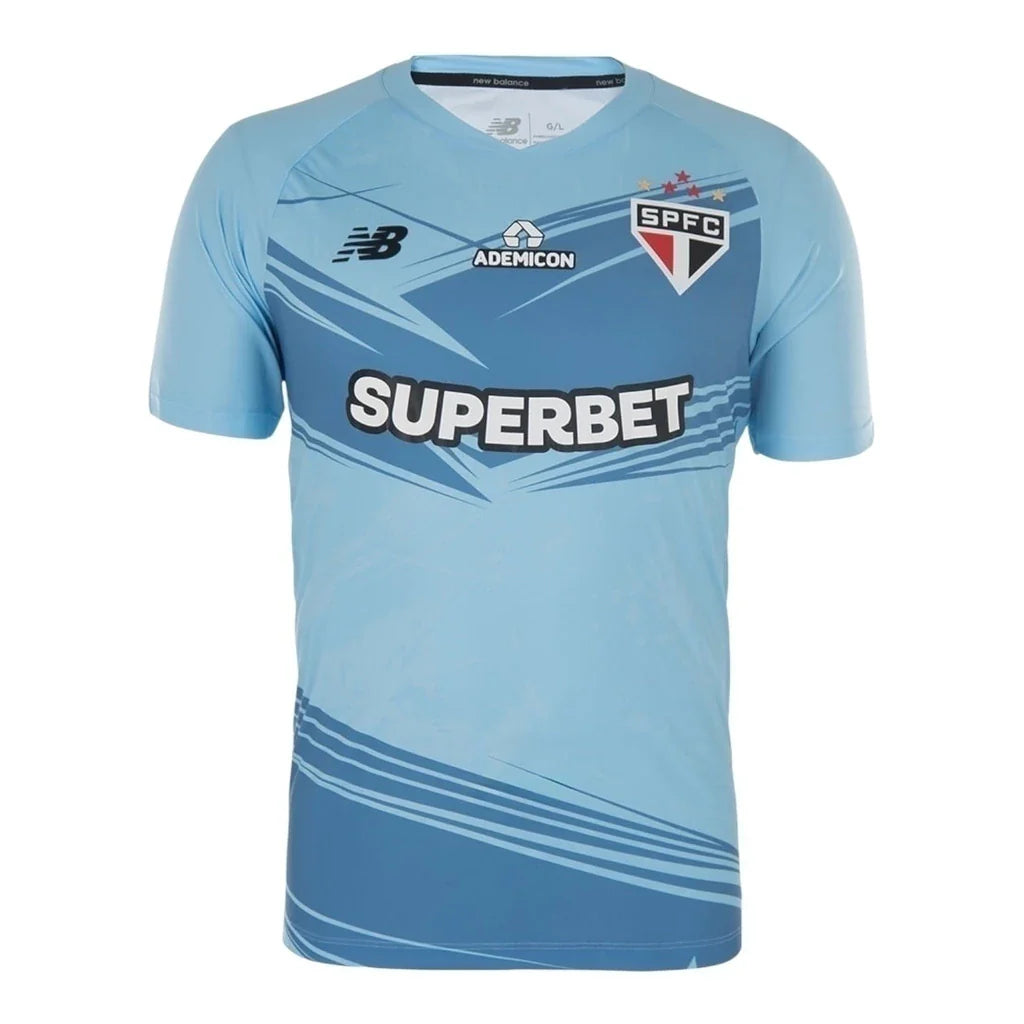 Camisa São Paulo Goleiro 25/26 - Torcedor New Balance Masculina - Azul
