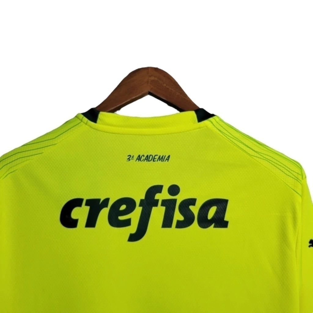 Camisa Palmeiras III 23/24 manga longa - Torcedor Puma Masculina - Verde fluorescente