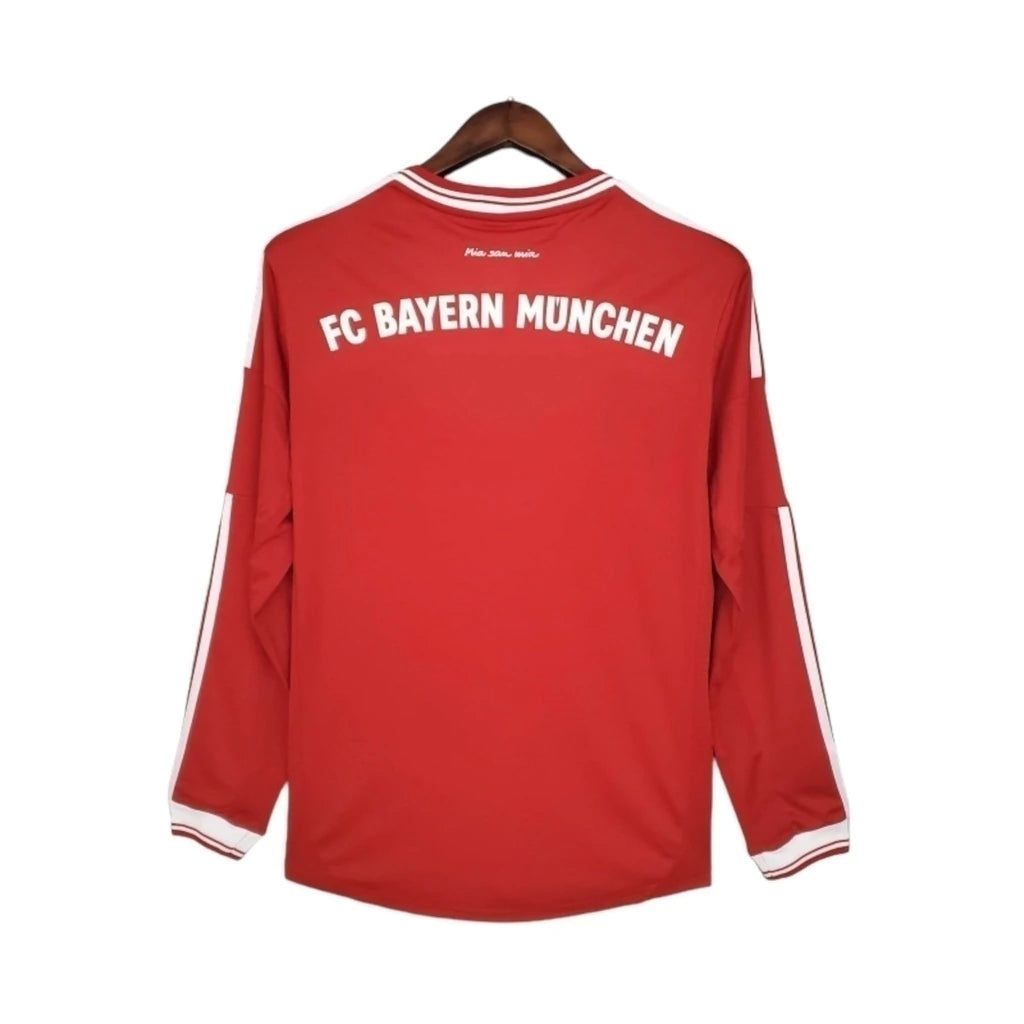 Camisa Retrô Bayern de Munique I 2013/2014 manga longa - Masculina Adidas - Vermelha