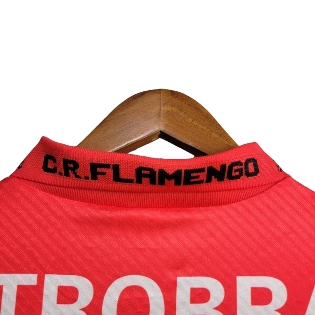 Camisa Retrô Flamengo I 1994/1995 manga longa - Masculina Umbro - Vermelha com listras pretas