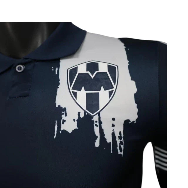 Camisa Monterrey Edição especial Mundial de Clubes I 25/26 - Jogador Puma Masculina - Azul com detalhes em branco