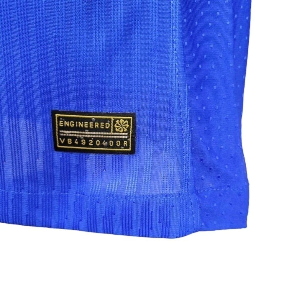 Camisa Seleção da França I 24/25 manga longa - Jogador Nike Masculina - Azul
