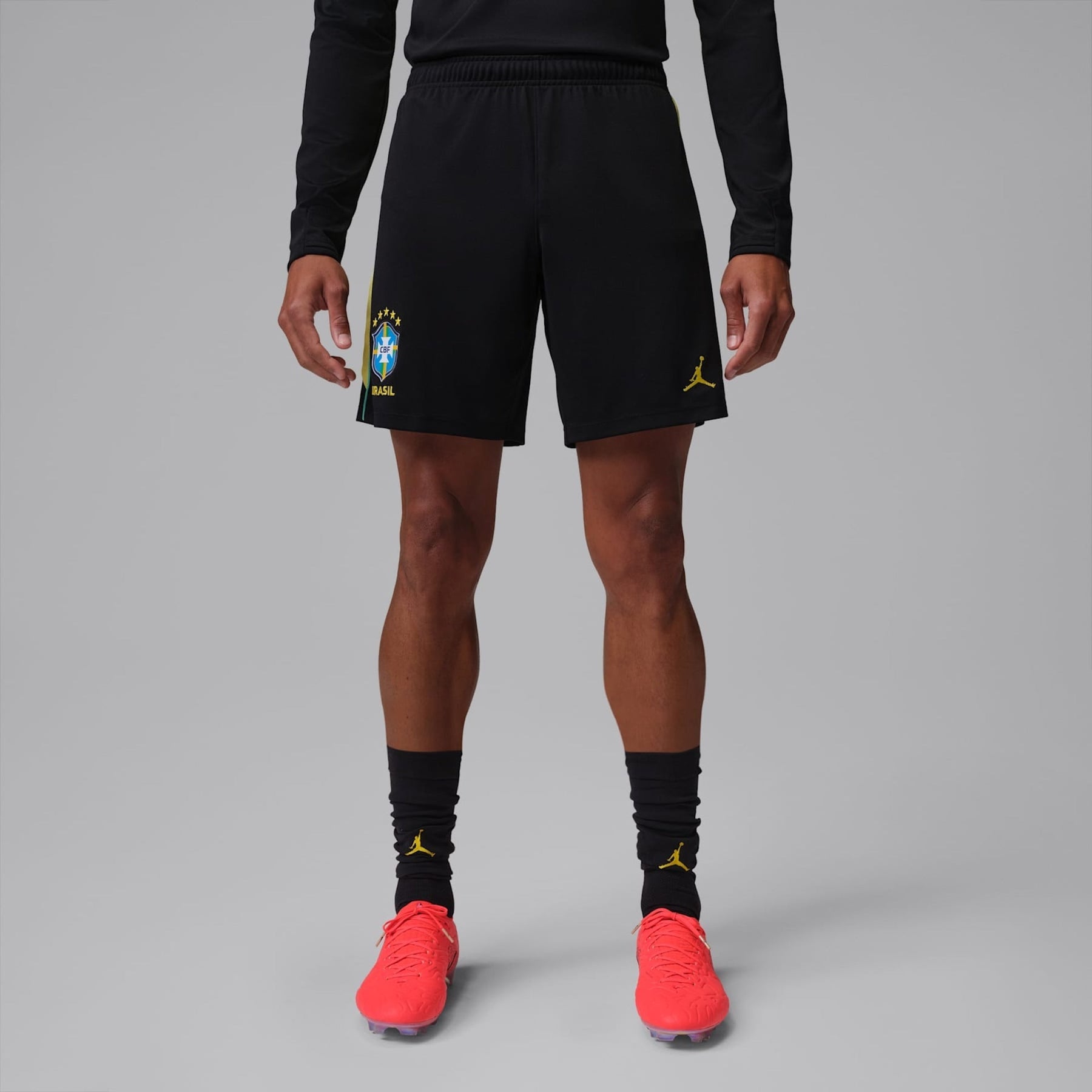 Shorts Brasil Jordan Academy Pro 2026 Treino Masculino