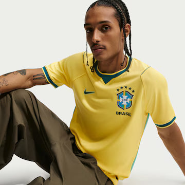 [PRONTA ENTREGA] Camisa Brasil Home Copa do Mundo 2026 Amarela