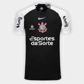 Camisa Nike Corinthians 2025/26 II Torcedor Com Patrocínios