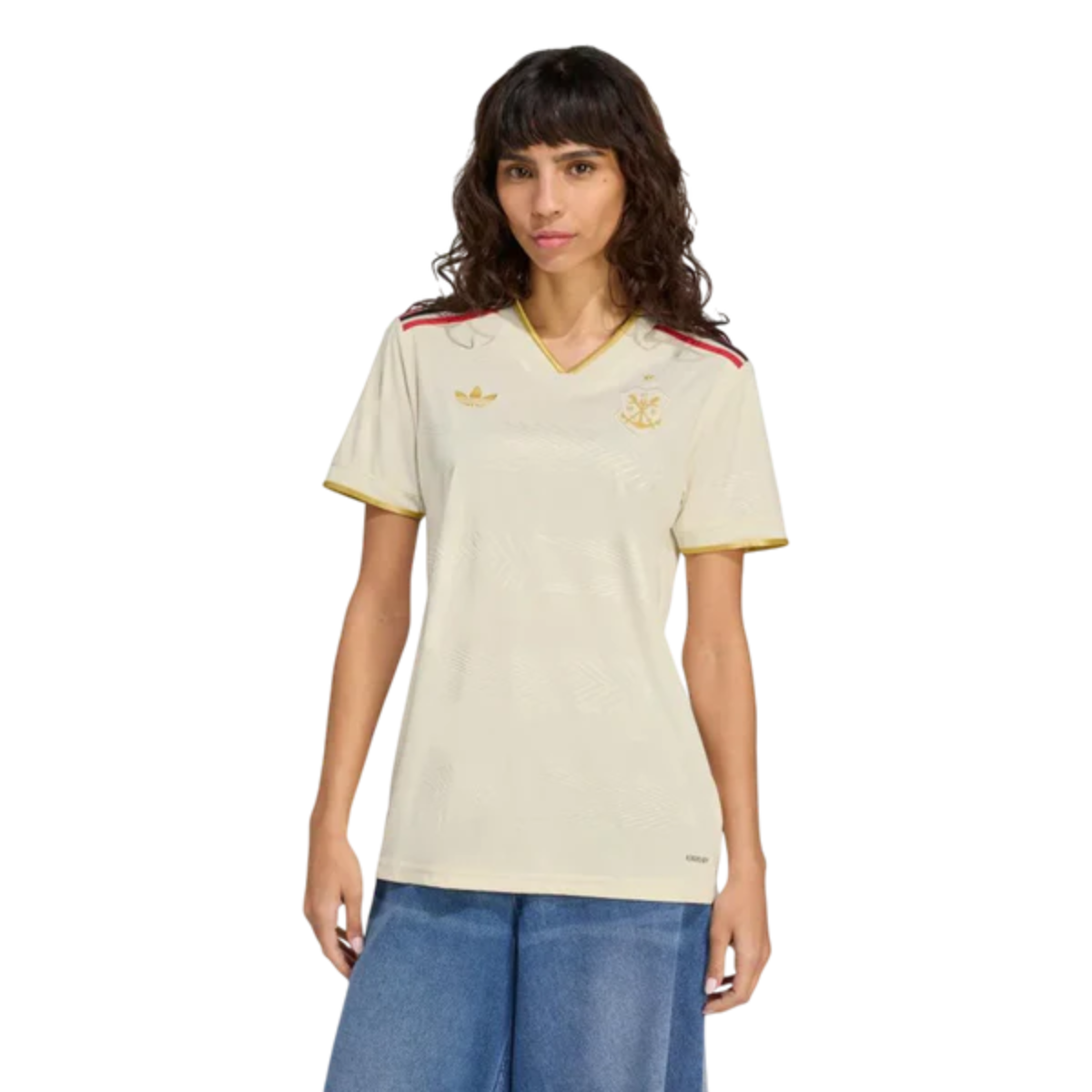 Camisa Flamengo III 2025/26 - Versão Torcedor Feminina - Bege