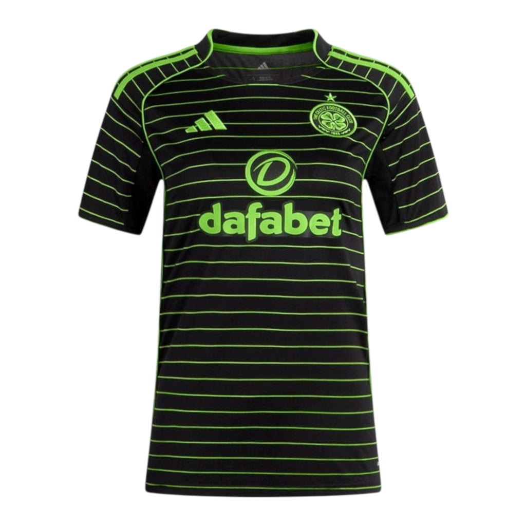 Camisa Celtic II 25/26 - Torcedor Adidas Feminina - Preta e verde