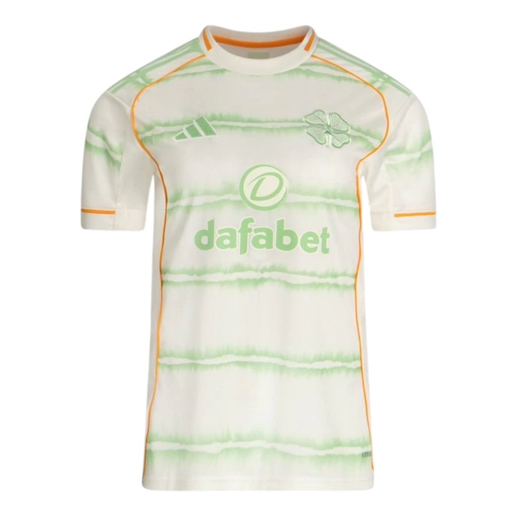 Camisa Celtic III 25/26 - Torcedor Adidas Feminina - Branca e verde