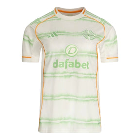 Camisa Celtic III 25/26 - Torcedor Adidas Feminina - Branca e verde