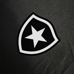 Camisa Botafogo Manga Longa 23/24 - Torcedor Reebok Masculina - Preta com detalhes em branco