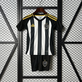 Conjunto Infantil Atlético Mineiro I 25/26 - Preto e Branco