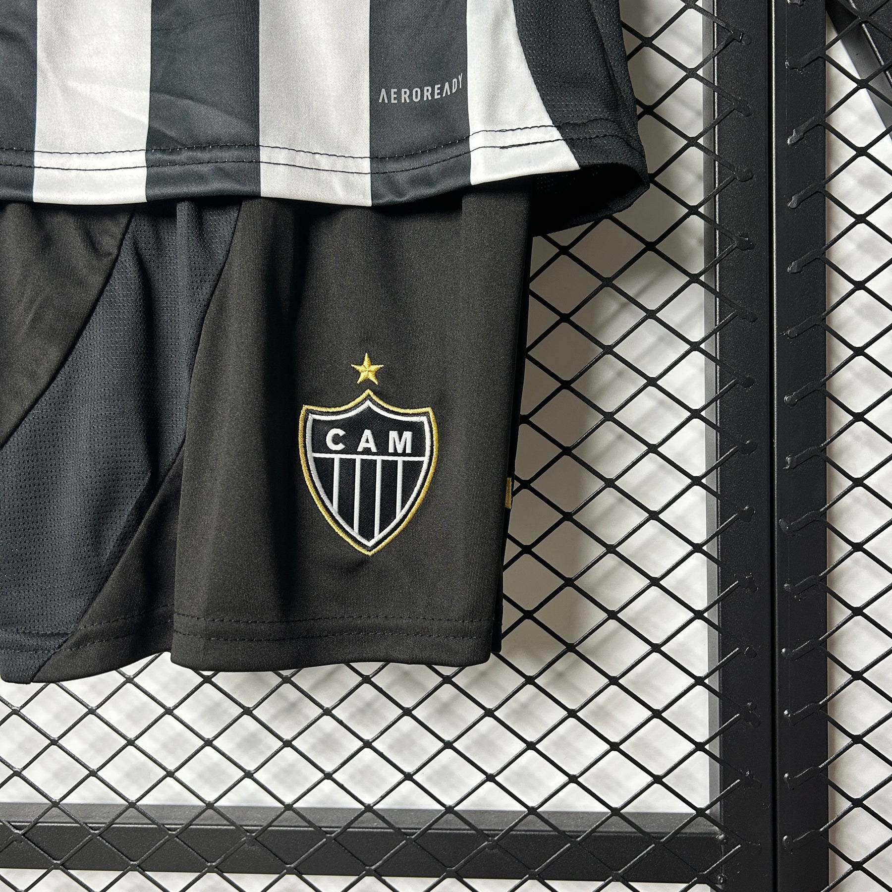 Conjunto Infantil Atlético Mineiro I 25/26 - Preto e Branco