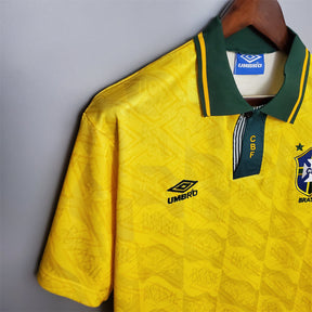 Camisa Seleção Brasil Home - Retrô 1991/92