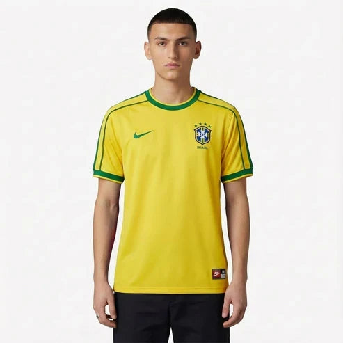 Camisa Seleção Brasil Home - Retrô 1998