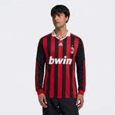 Camisa Retrô Milan 2009/10 I Manga Longa