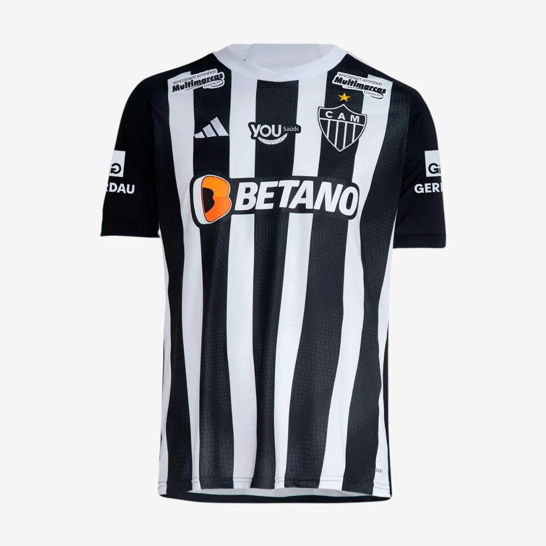 Camisa Adidas Atlético Mineiro 2024/25 I Com Patrocínios