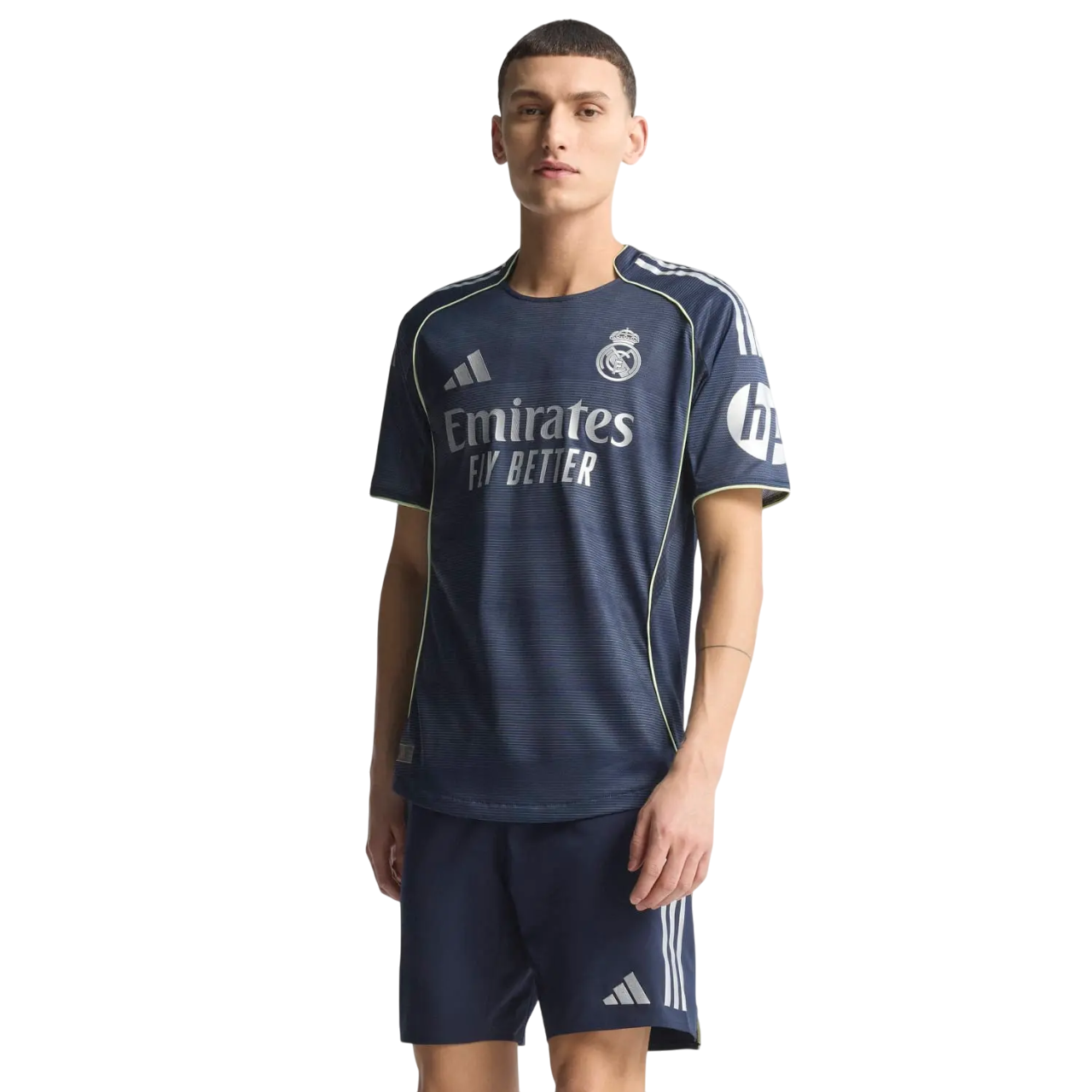 Camisa Real Madrid II 25/26 Torcedor Azul Marinho Masculina