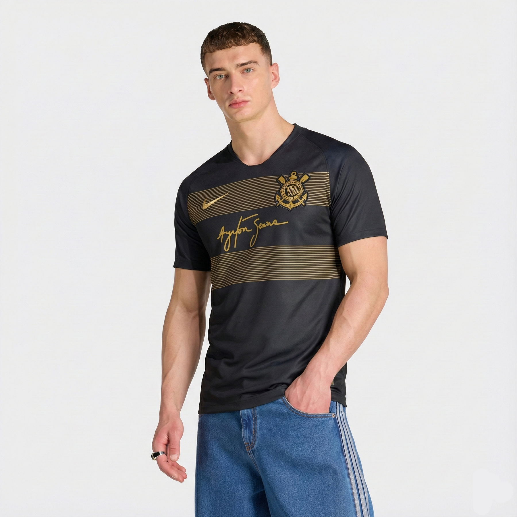 Camisa Retrô Corinthians 2018/19 II Ayrton Senna