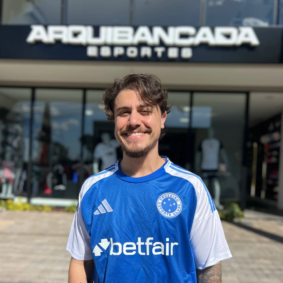 Camisa adidas Cruzeiro 2025/26 I - Kaio Jorge N°19