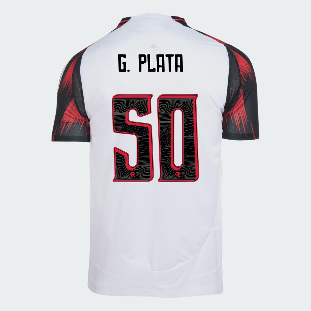 Camisa Adidas Flamengo 2025/26 II G. PLATA N° 50