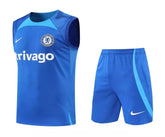Kit Treino adulto - Camisa e Shorts - Chelsea Azul 22-23 - Azul - (Pronta entrega)