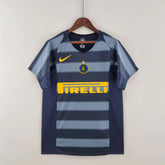 Camisa Inter de Milão Retrô 04/05 Masculino - Cinza (Pronta entrega)