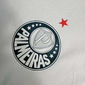 Camisa Palmeiras II 23/24 manga longa - Torcedor Puma Masculina - Branca com detalhes em verde
