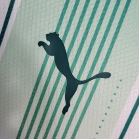 Camisa Palmeiras II 23/24 manga longa - Torcedor Puma Masculina - Branca com detalhes em verde