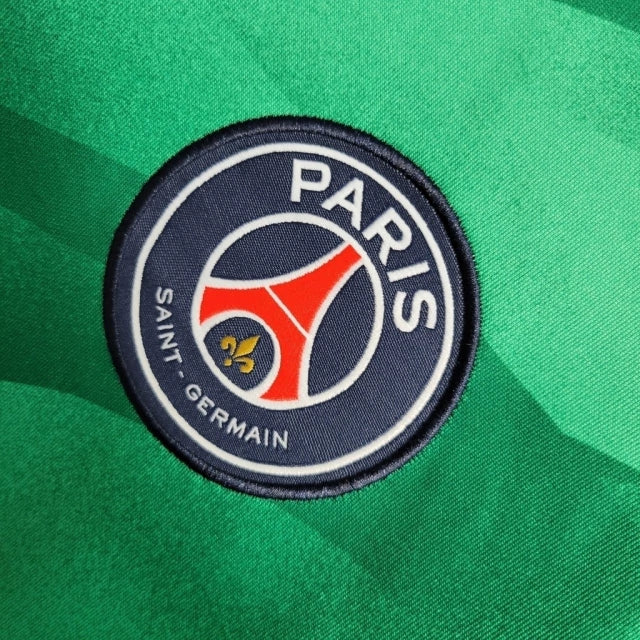 Camisa Paris Saint-Germain Goleiro 23/24 manga longa - Torcedor Nike Masculina - Verde