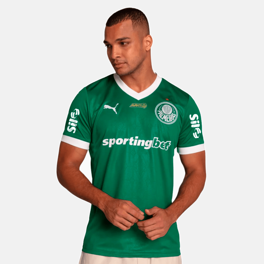 Camisa Puma Palmeiras 2025/26 I Com Patrocínios
