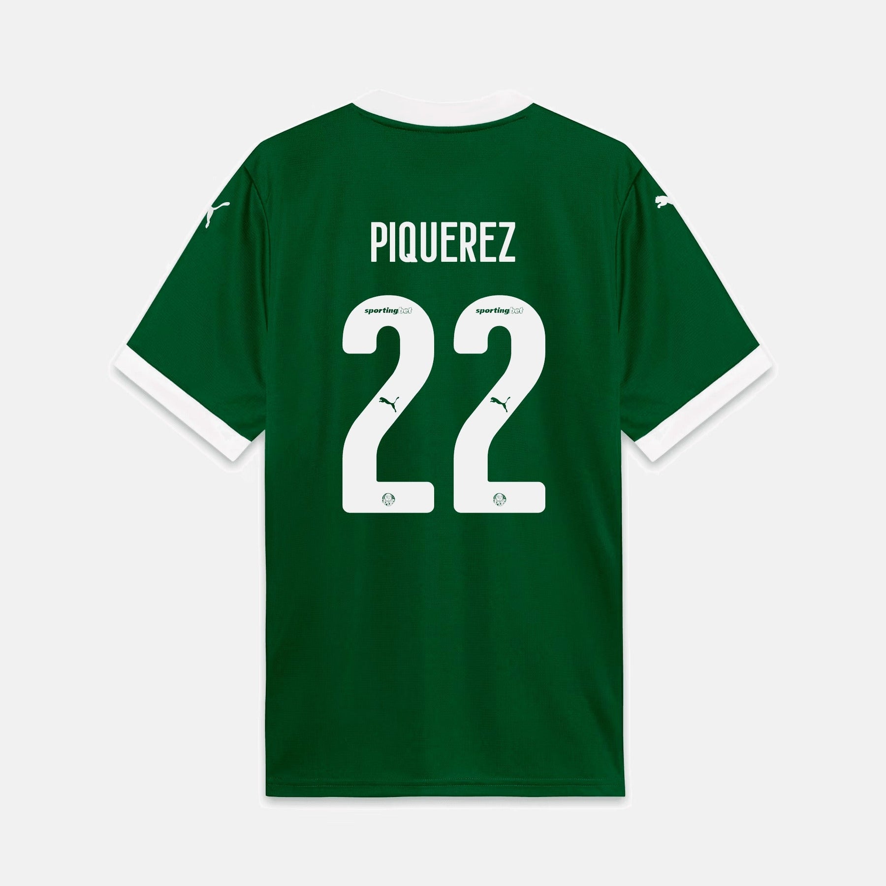 Camisa Puma Palmeiras 2025/26 I - Piquerez N° 22
