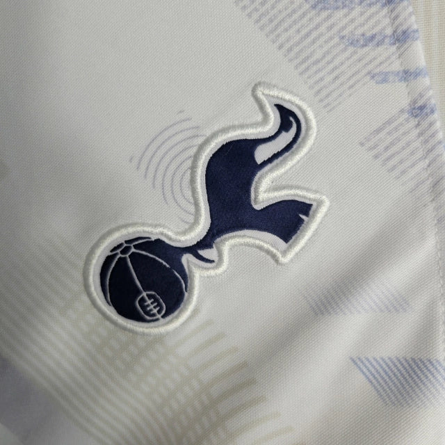 Camisa Tottenham I 23/24 manga longa - Torcedor Nike Masculina - Branca com detalhes em azul
