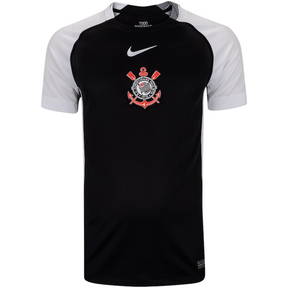 Camisa Timão II 25/26 - Torcedor Masculina - Preta e Branco